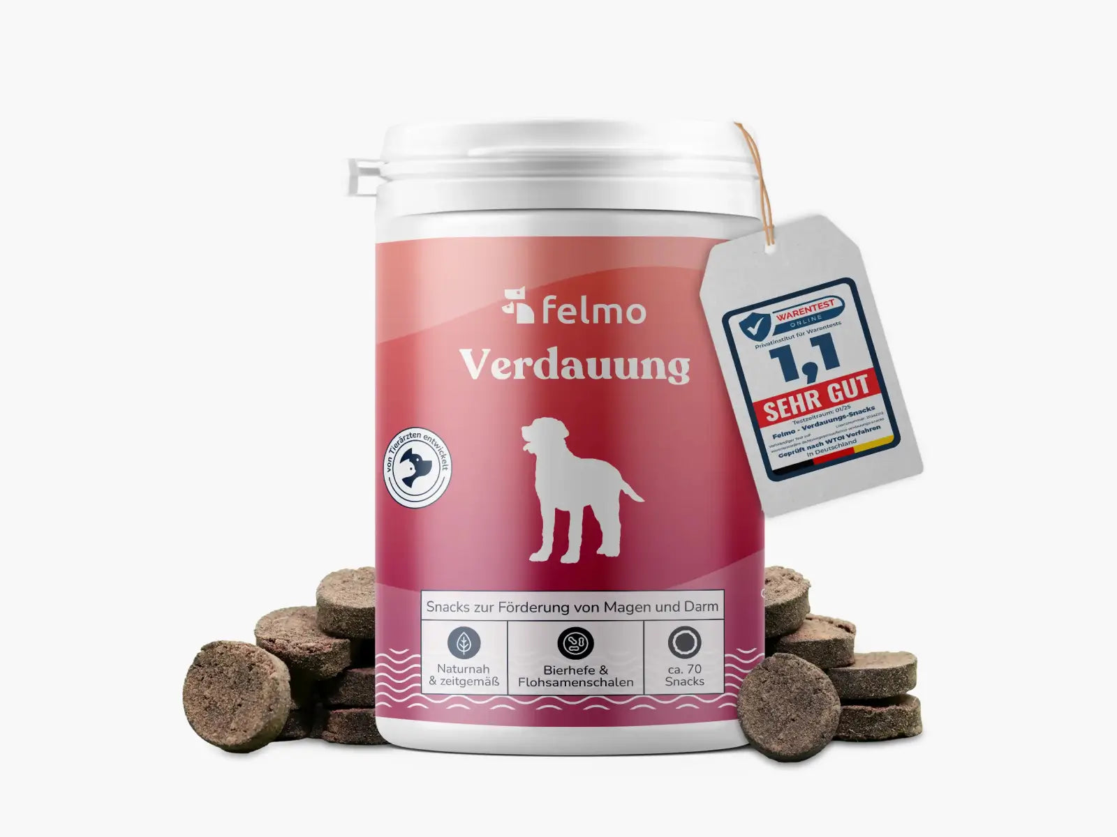 Verdauungs-Snacks für Hunde (180g)