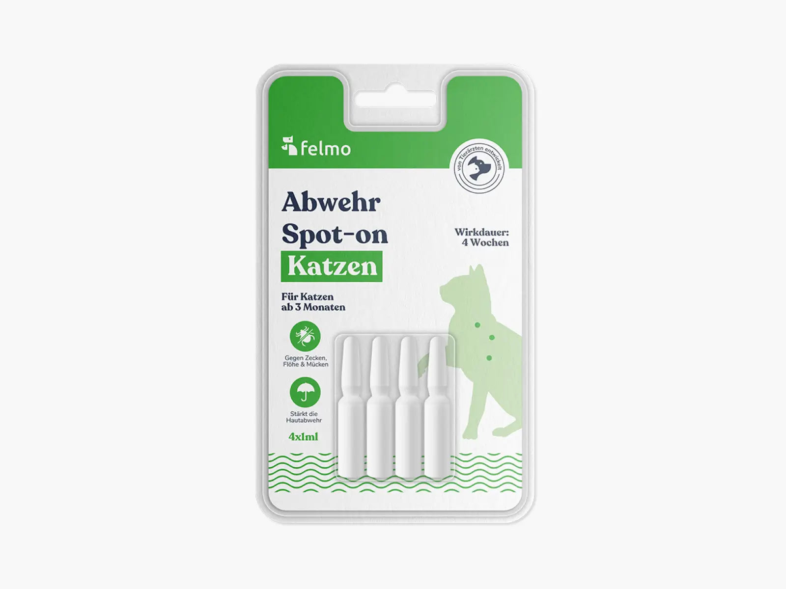 Abwehr Spot-on für Katzen (4x1ml) - felmo